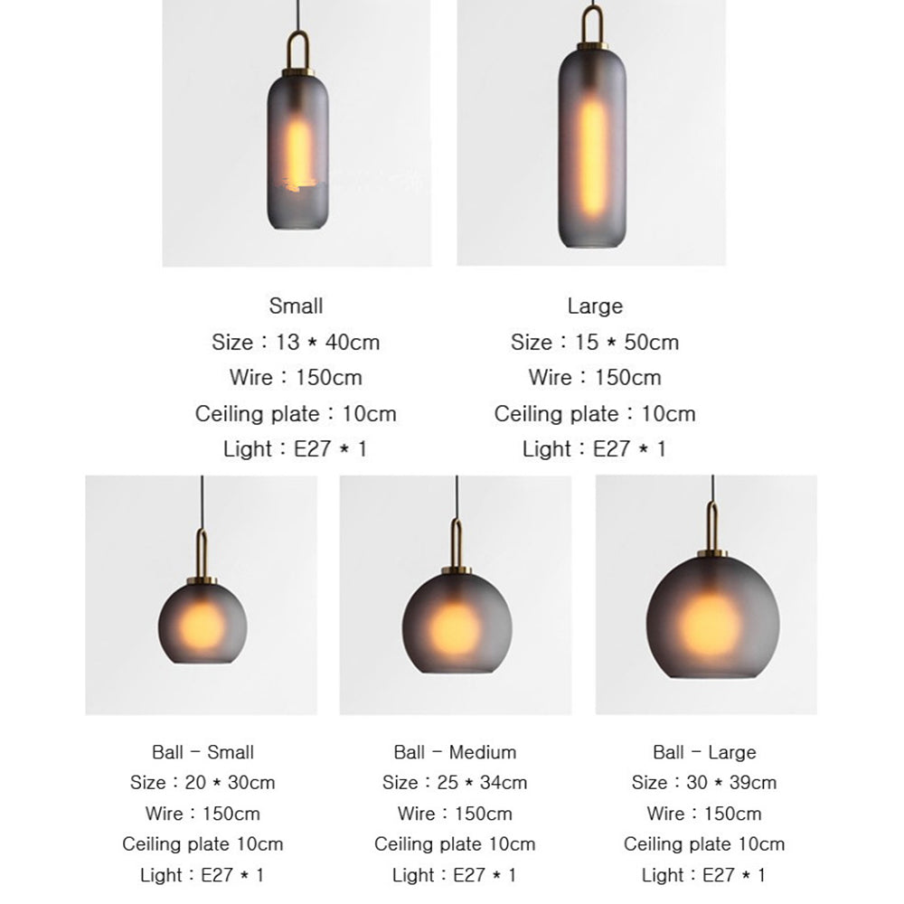 Modern Glass Living Room Pendant Light | Kalsten