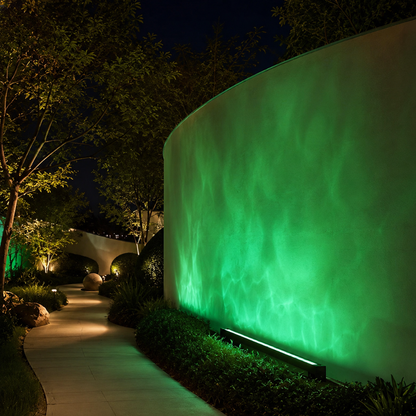 HaloWave RGB Outdoor Wall Washer Light