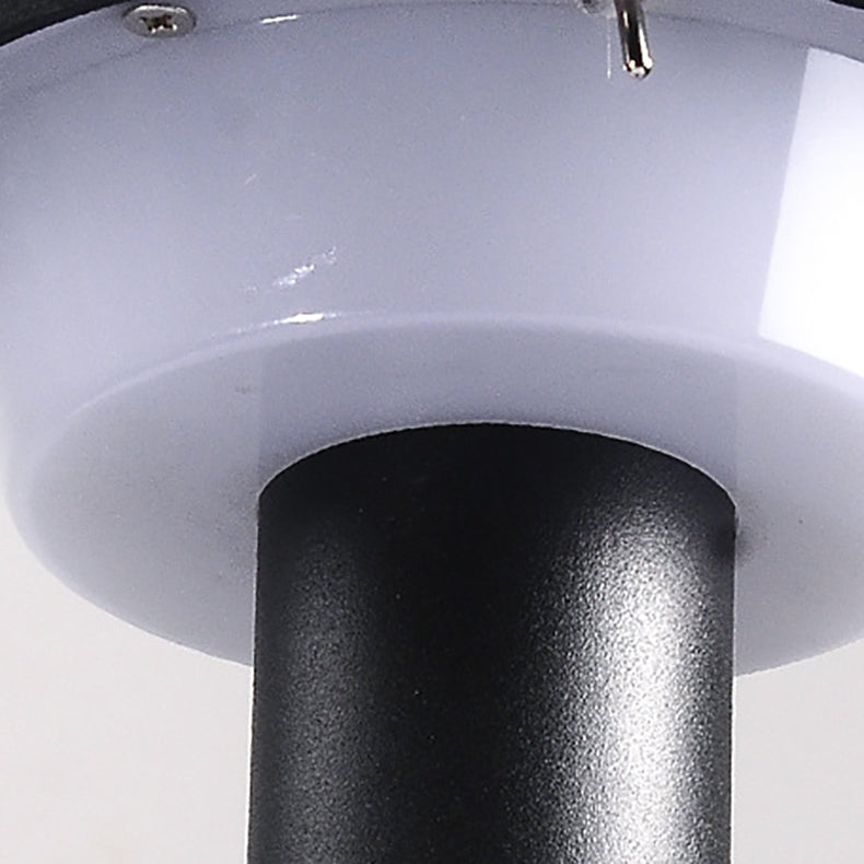 Modern Simplicity Waterproof Solar Round Aluminum Acrylic Outdoor Lights For Garden | Kalsten