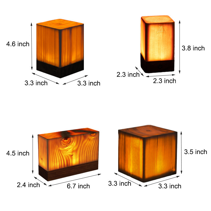 Stylish LED Table Lamp - WoodGlow | Kalsten