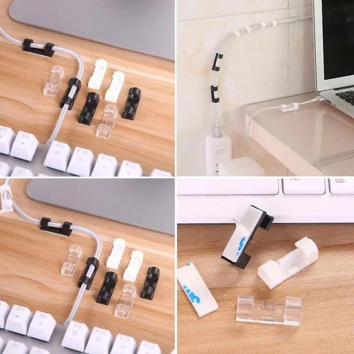 Kalsten | 20-piece cable holder for stress-free organization and elegant spatial feel