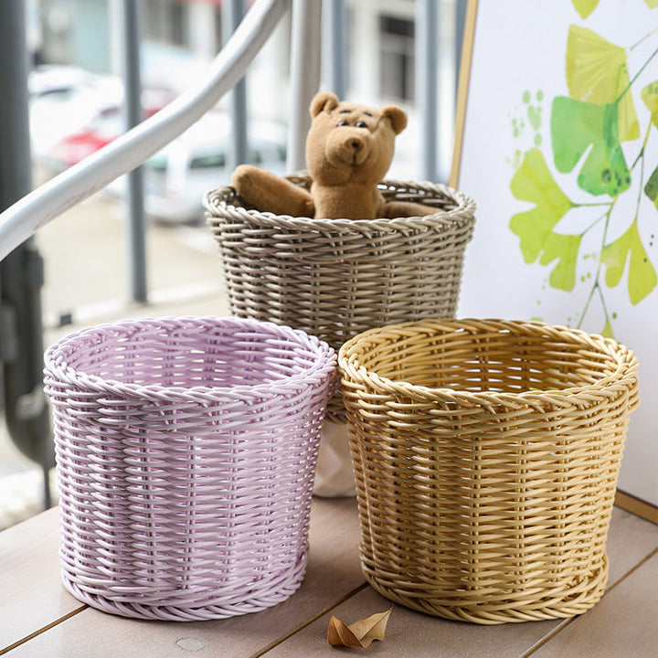 Unisex Round Storage Bowl made of woven material Kalsten