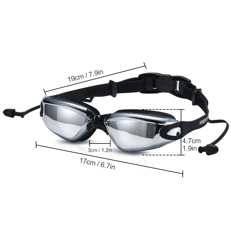 Swimming set with comfortable swimming goggles and trendy swimming cap Kalsten