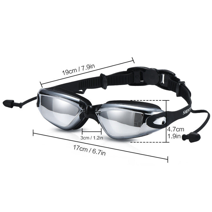 Swimming set with comfortable swimming goggles and trendy swimming cap Kalsten