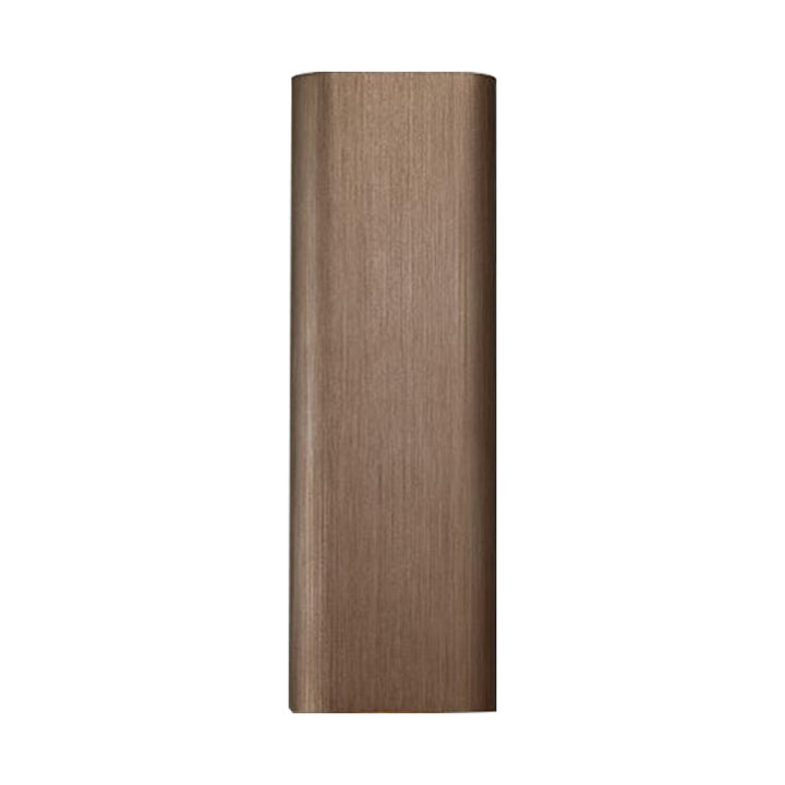 Modern Cuboid Wall Mounted Light Metal Living Room LED Up and Down Wall Sconce in Bronze/Gold/Coffee | Kalsten