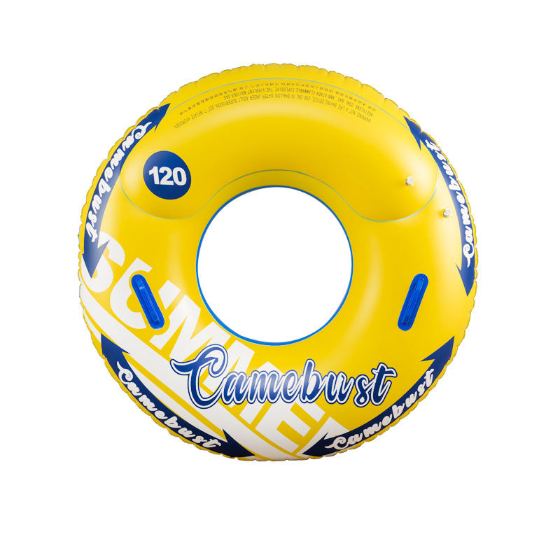 Unisex Inflatable Swim Ring with Practical Handles Kalsten