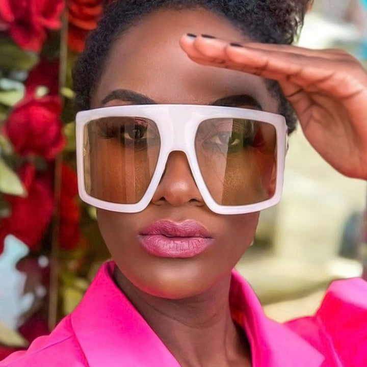 Women's oversized sunglasses with distinctive leopard print Kalsten