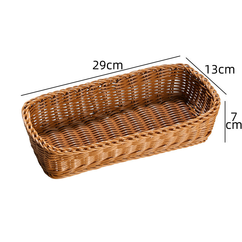 Rectangular Woven Storage Basket Kalsten