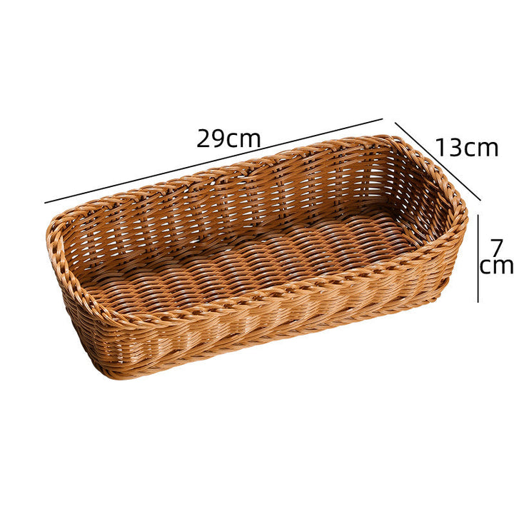 Rectangular Woven Storage Basket Kalsten
