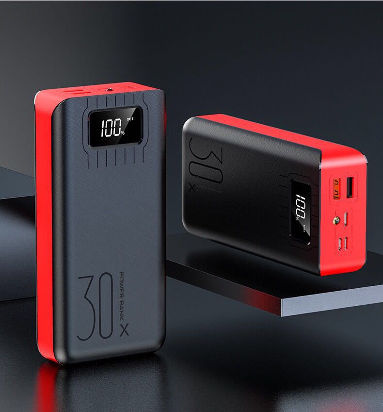 Powerful power bank with LCD display and multiple connections Kalsten