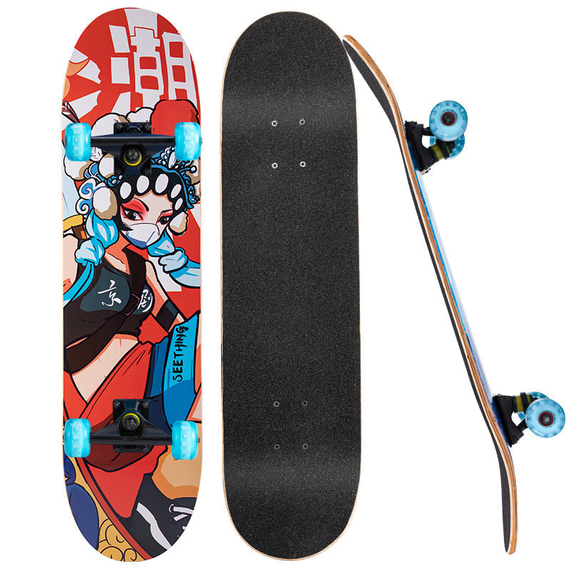 Sturdy Graphic Skateboard Kalsten