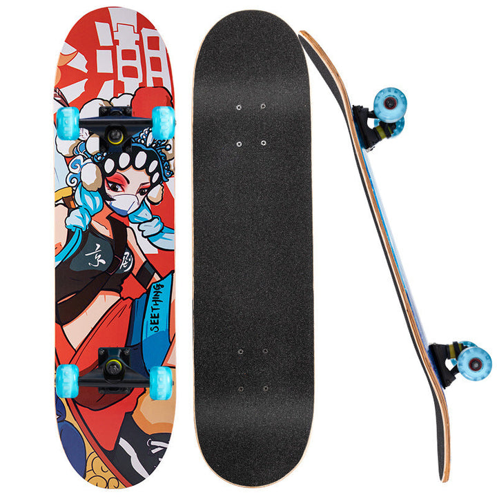 Sturdy Graphic Skateboard Kalsten