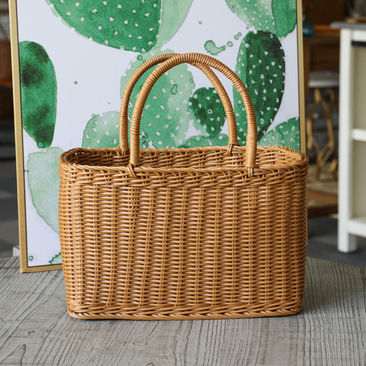 Woven Grocery Storage Basket Kalsten
