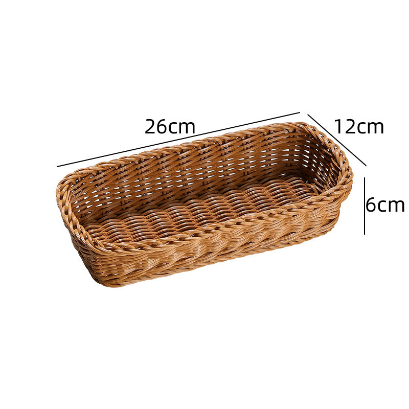 Rectangular Woven Storage Basket Kalsten