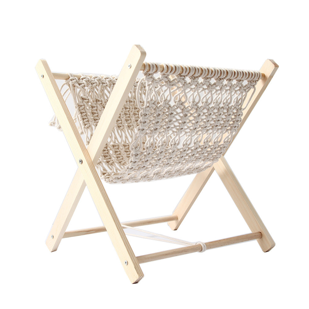 Handcrafted Macramé Laundry Basket Acalora