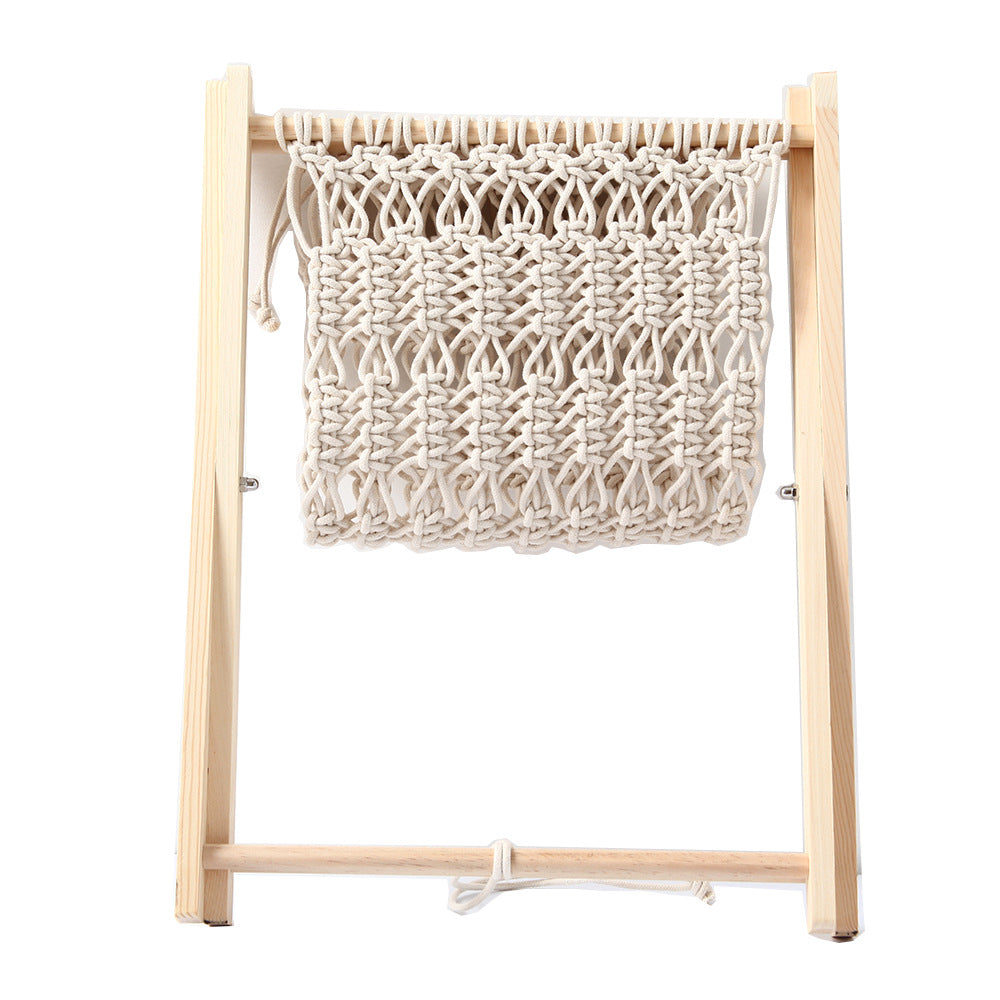 Handcrafted Macramé Laundry Basket Acalora