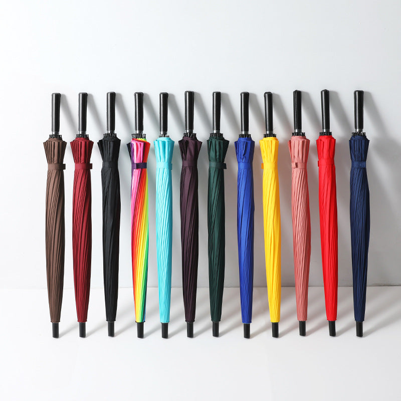 Women spacious automatic folding umbrella with 24 ribs construction Kalsten