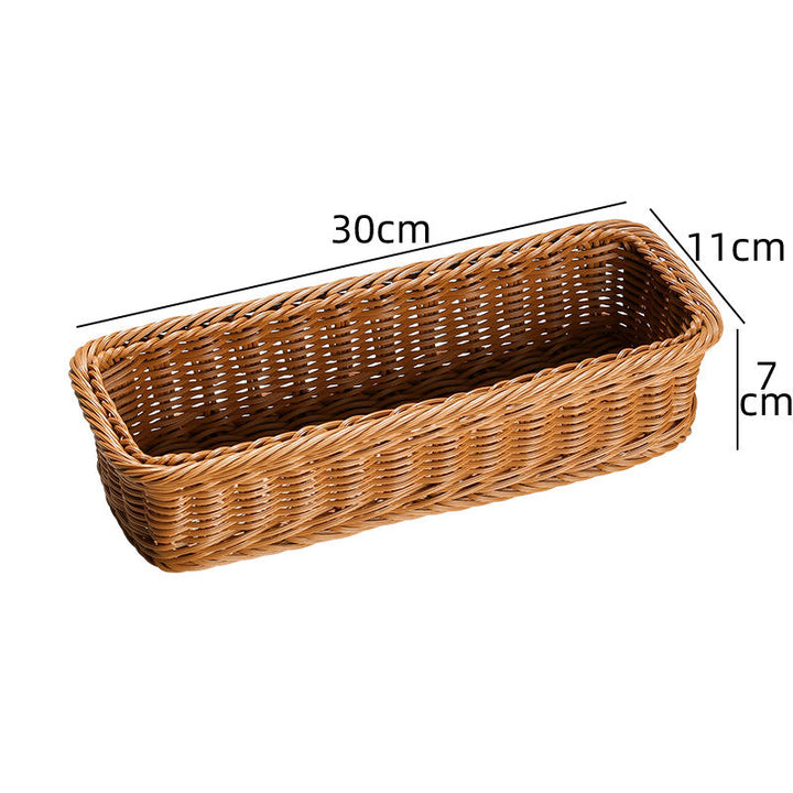 Rectangular Woven Storage Basket Kalsten