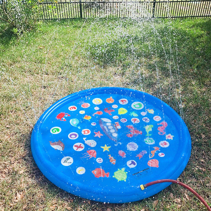 Children inflatable wading pool with maritime motifs Kalsten