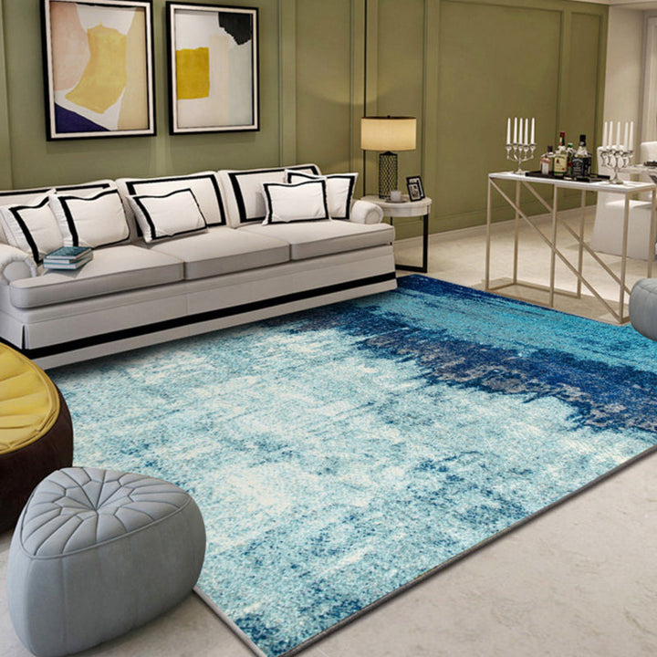 Kalsten | Industrial Style Living Rug Multicolored Expressionism Rug Synthetic Non-slip Pet-friendly Machine washable Rug
