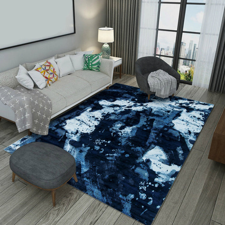 Kalsten | Industrial Style Living Rug Multicolored Expressionism Rug Synthetic Non-slip Pet-friendly Machine washable Rug
