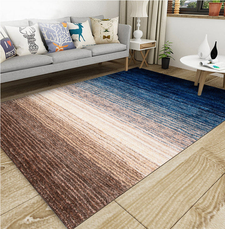 Kalsten | Industrial Style Living Rug Multicolored Expressionism Rug Synthetic Non-slip Pet-friendly Machine washable Rug