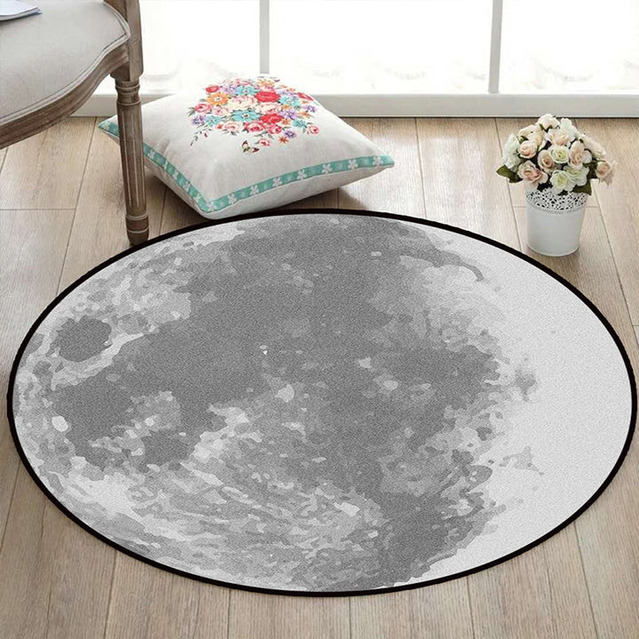 Kalsten | Realistic Multicolor Cosmos Print Rug Polyester Modern Carpet Pet Friendly Non-Slip Machine Washable Rug for Children's Room