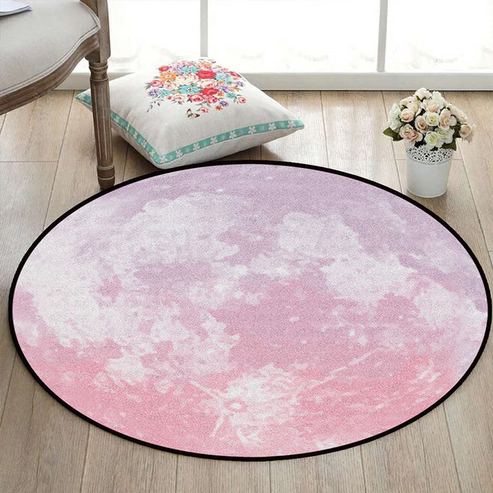 Kalsten | Realistic Multicolor Cosmos Print Rug Polyester Modern Carpet Pet Friendly Non-Slip Machine Washable Rug for Children's Room