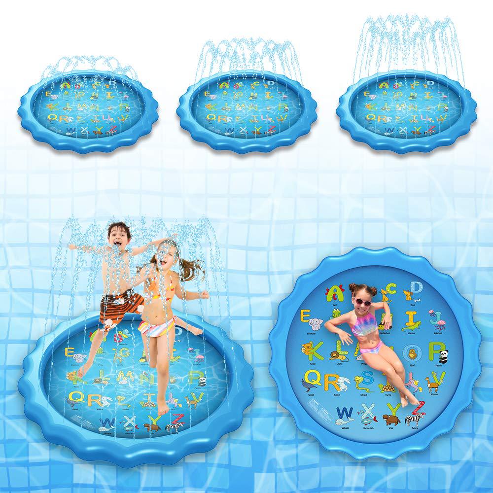 Children inflatable wading pool with maritime motifs Kalsten