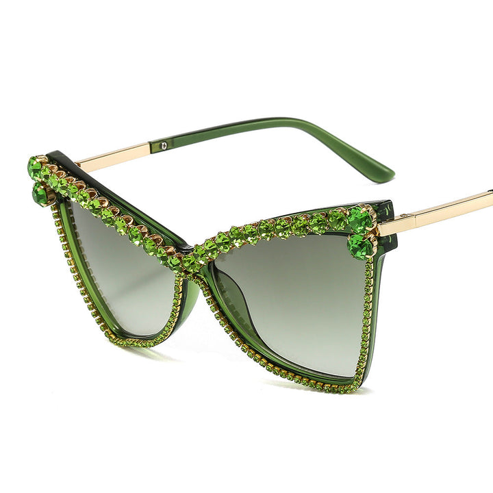 Ladies extravagant oversized sunglasses with gemstones Kalsten
