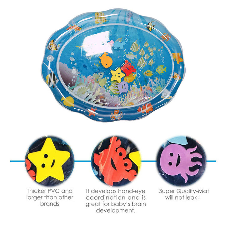 Unisex water play mat with colorful sea motifs Kalsten