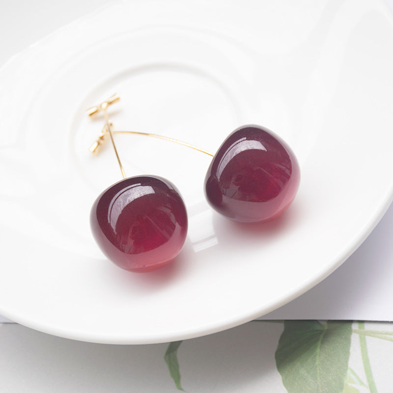 Artistic Fruit-Inspired Drop Earrings Kalsten