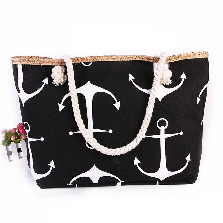 Beach bag with maritime anchor design Kalsten