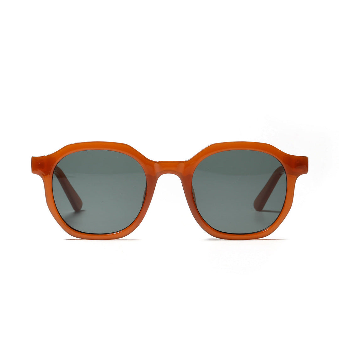 Women's stylish sunglasses with clear frame and polarized lenses Kalsten