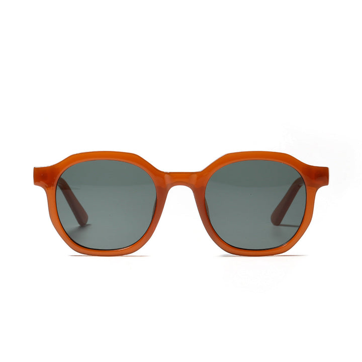 Women's stylish sunglasses with clear frame and polarized lenses Kalsten