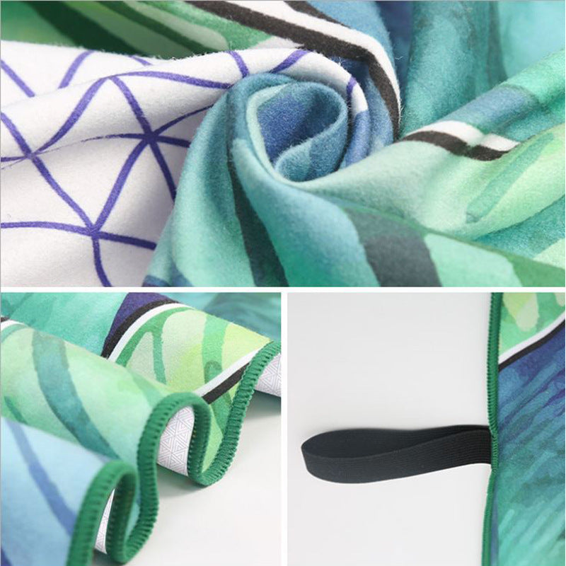 Beach towel with tropical flamingo design Kalsten