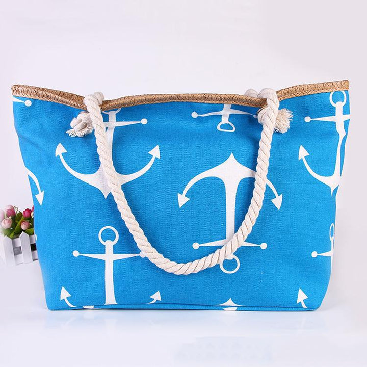 Beach bag with maritime anchor design Kalsten