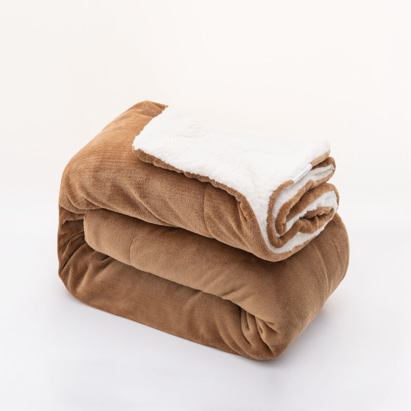 Ladies cozy reversible blanket with high-quality microfiber fabric Kalsten