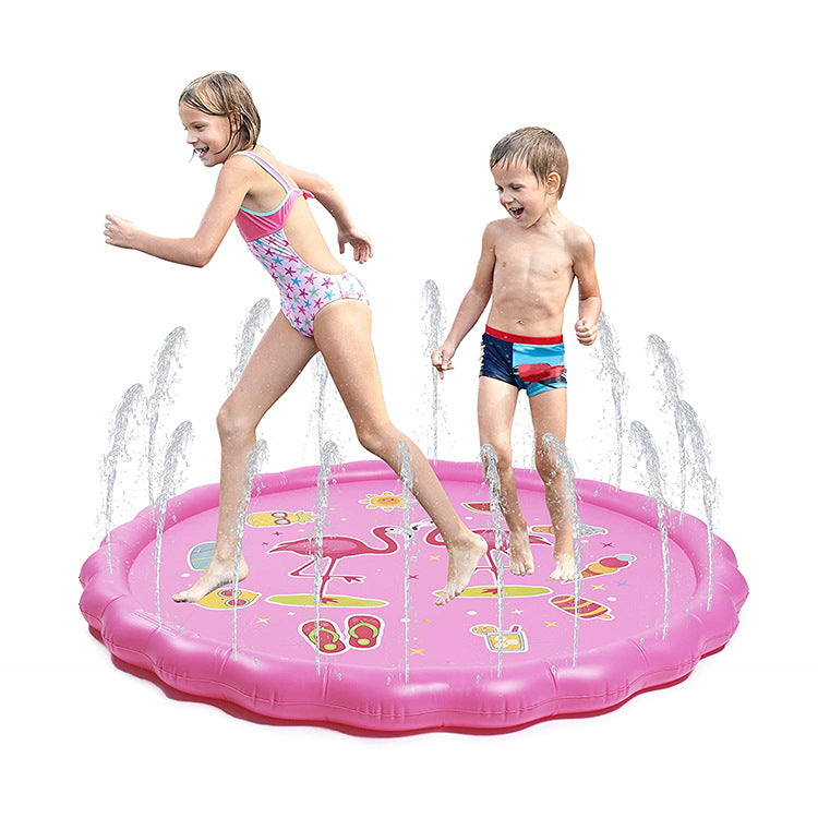 Unisex Spritzende Wasser-Spielmatte mit Meerestieren Kalsten