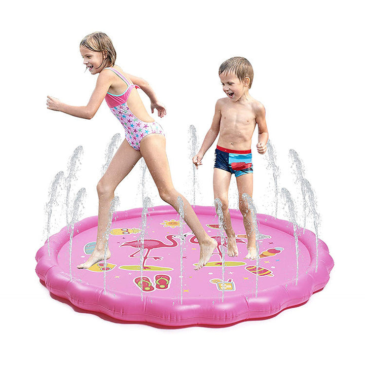 Unisex Spritzende Wasser-Spielmatte mit Meerestieren Kalsten