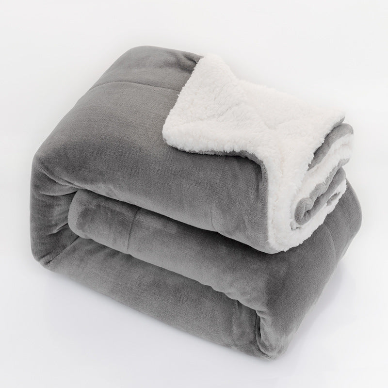 Ladies cozy reversible blanket with high-quality microfiber fabric Kalsten