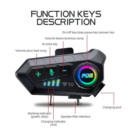 Kalsten | Bluetooth For Motorcycle Helmet