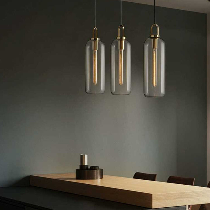 Modern Glass Living Room Pendant Light | Kalsten