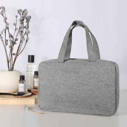 BowLift | Travelique Travel Cosmetic Organizer | Compact & Water-Repellent | With 4 Compartments & 360° Hook | For Women & Men