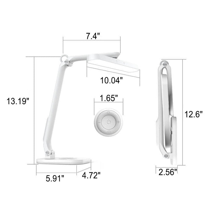 Modern Student Eye Protection USB Charging Folding LED Desk Lamp | Kalsten