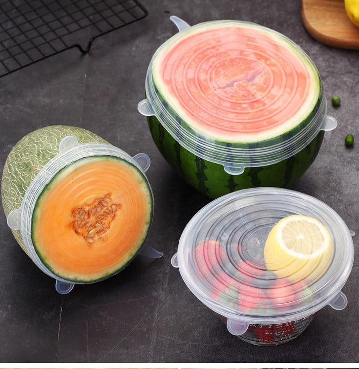 EcoLid - 6 Silicone Reusable Stretch Covers | Kalsten