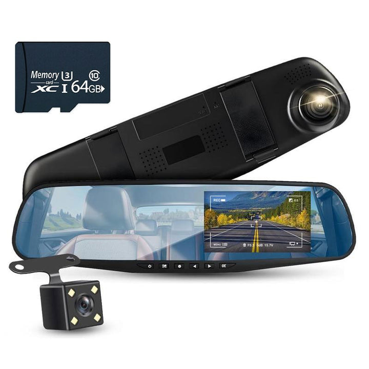 Kalsten | Front and Rear Dual Recording HD Night Vision Dash Cam