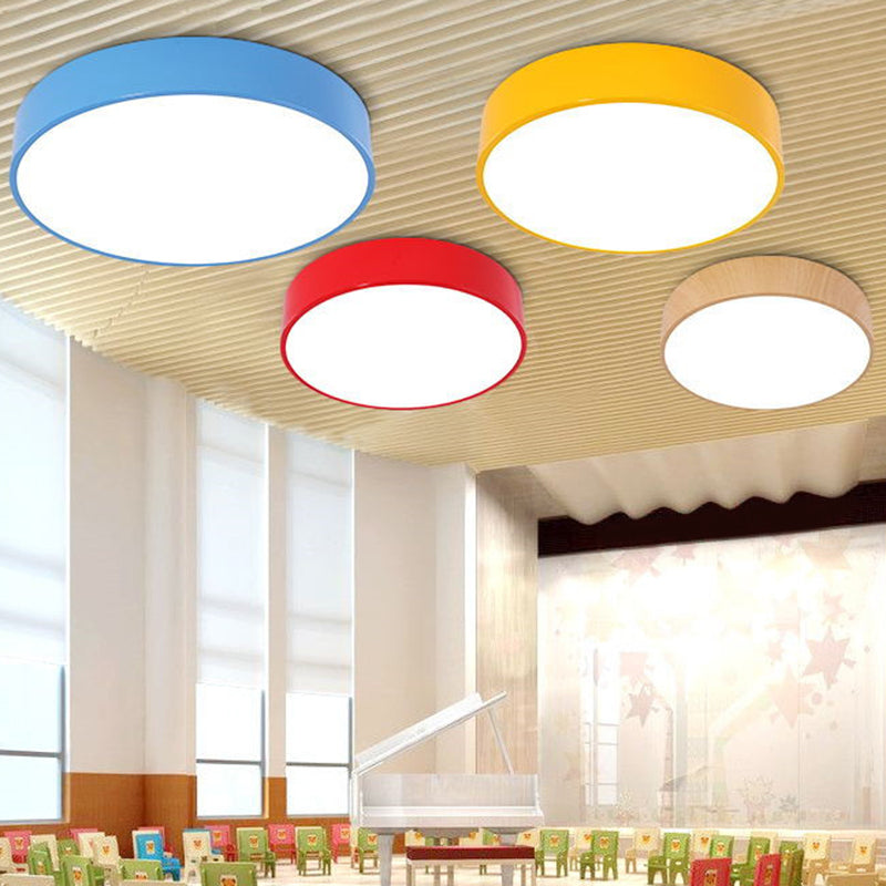 Children's Room LED Ceiling Light - Colorful Design with Dimmable Light and Remote Control | Karnz