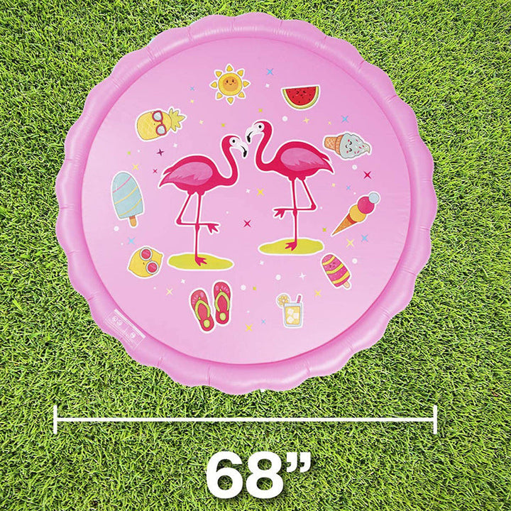 Unisex Spritzende Wasser-Spielmatte mit Meerestieren Kalsten