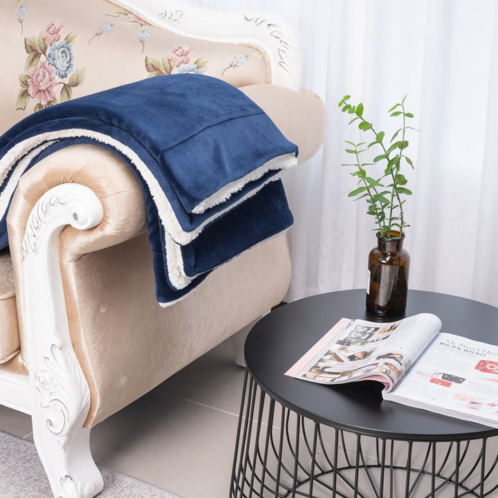 Ladies cozy reversible blanket with high-quality microfiber fabric Kalsten